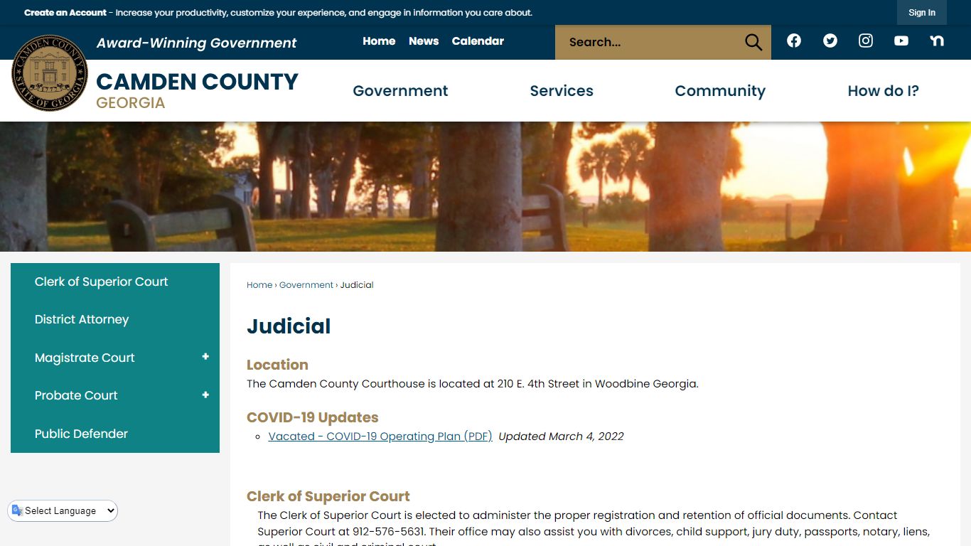 Judicial | Camden County, GA - Official Website